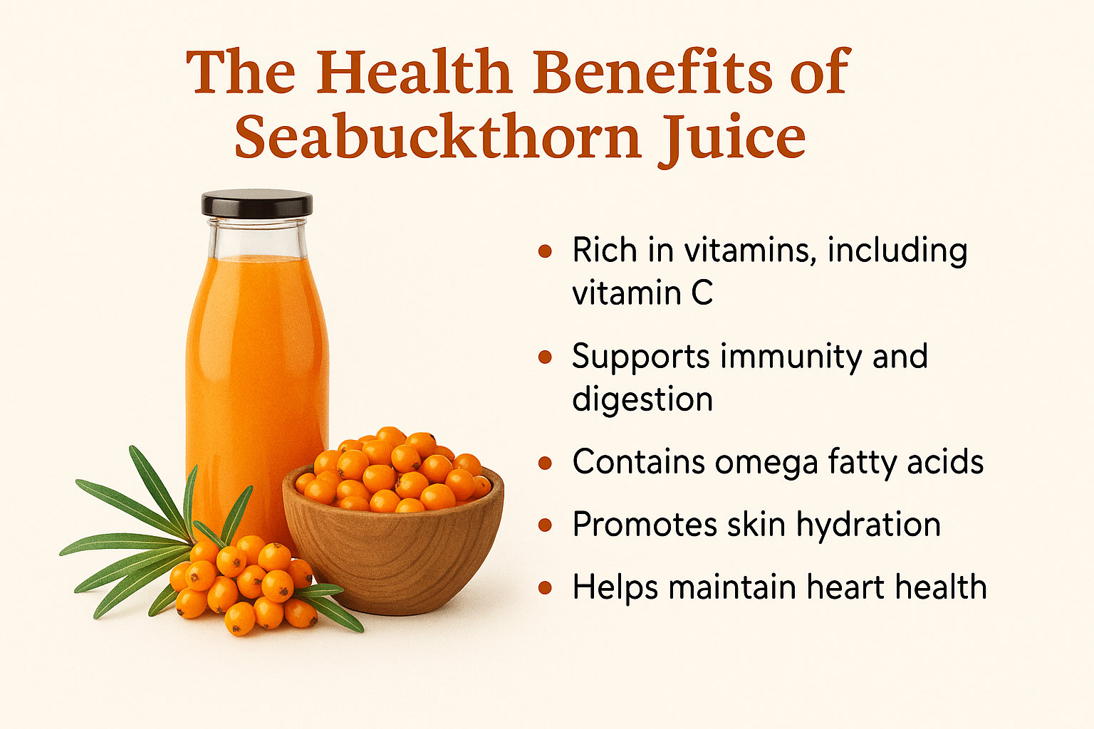 The Health Benefits of Seabuckthorn Juice